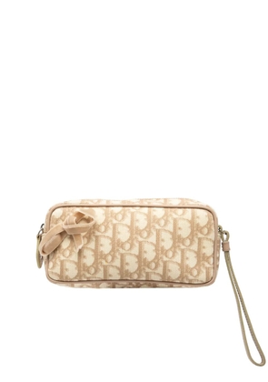 Christian Dior Pre-Owned 2005 Diorissimo Trotter Coated Canvas Romantique pouch - Neutrals