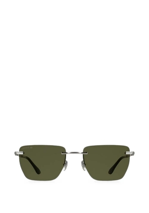 Lacoste rimless rectangle-frame sunglasses - Silver
