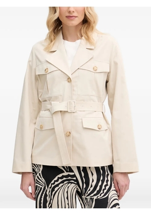 Gant belted four-pocket jacket - Neutrals