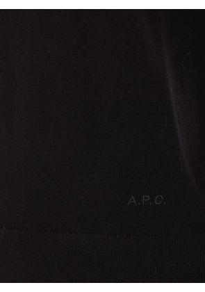 A.P.C. Philomena logo-embroidered sweater - Black