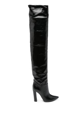Philosophy Di Lorenzo Serafini 120mm leather pointy-toe boots - Black