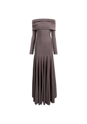 KHAITE Genesis dress in titanium - Grey