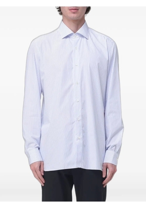 Luigi Borrelli striped cotton shirt - White