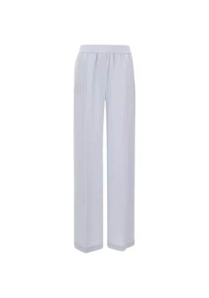 BOSS pressed-crease wide-leg trousers - Blue