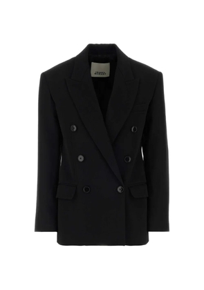 ISABEL MARANT Khera double-breasted blazer - Black