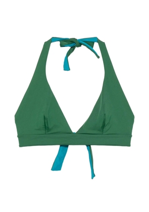 Fisico halterneck triangle bikini top - Blue