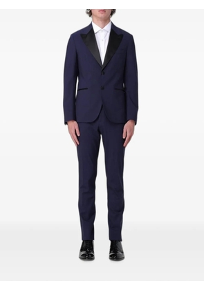 Eleventy single-breasted peak-lapel suit - Blue