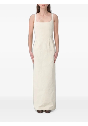 Ter Et Bantine square-neck sleeveless maxi dress - Neutrals
