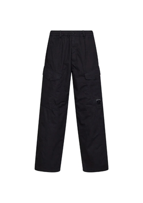 C.P. Company Lens-detail straight-leg trousers - Black
