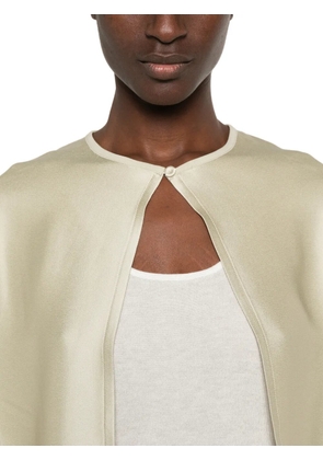 Forte Forte satin-finish cape-style top - Green
