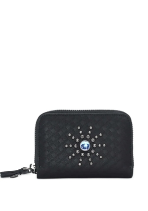 Htc Los Angeles studded leather wallet - Black