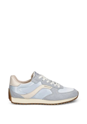 Gant Beja suede-panelled lace-up sneakers - Blue