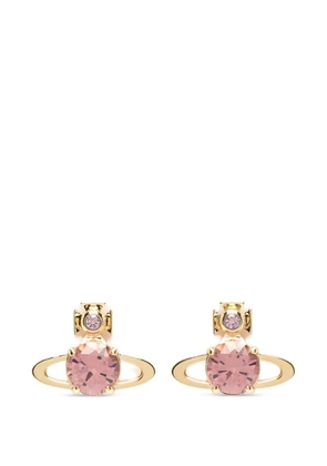 Vivienne Westwood large Reina crystal-embellished earrings - Gold