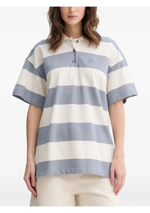 MUNTHE Baelfire striped short-sleeved polo shirt - Blue