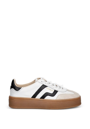 Gant Cuzmani panelled platform sneakers - White