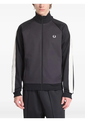 Fred Perry side-stripe track jacket - Black