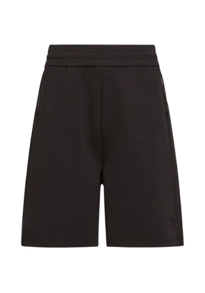 Moncler Interlock logo-patch track shorts - Black