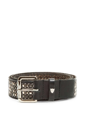 Htc Los Angeles Nest studded leather belt - Black