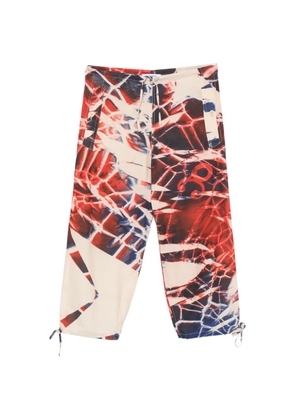 Études Studio abstract-print drawstring-waist trousers - Red