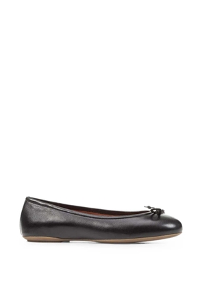 Geox Palmaria bow-detail leather ballet flats - Black