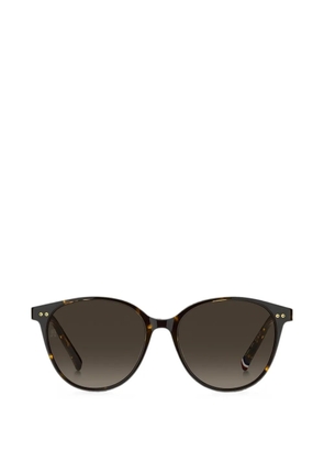 Tommy Hilfiger geometric-frame sunglasses - Brown