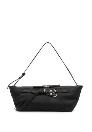 Marge Sherwood belted leather tote bag - Black