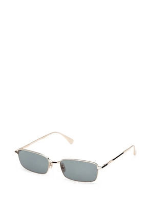 Max Mara Eyewear rectangular-frame sunglasses - Gold