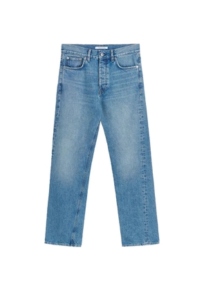 Sunflower Straight Twist logo-patch jeans - Blue