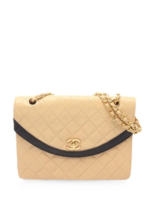 CHANEL Pre-Owned Single Flap quilted shoulder bag - Neutrals