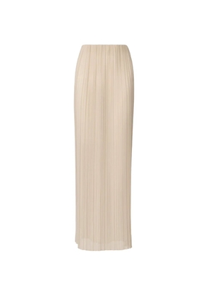 Fabiana Filippi pleated-finish maxi skirt - Neutrals