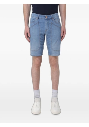 JECKERSON patch-detail denim shorts - Blue