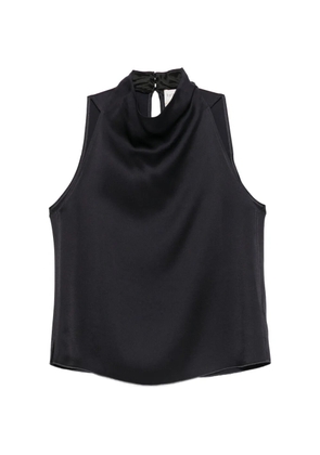 Forte Forte high-neck sleeveless blouse - Blue