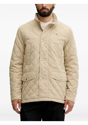 Gant quilted high-neck jacket - Neutrals