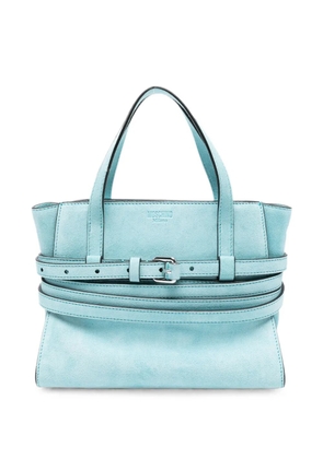 Moschino buckle-detail tote bag - Blue