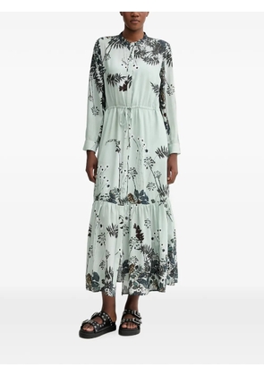 MUNTHE Bernadette floral-print tiered maxi dress - Green