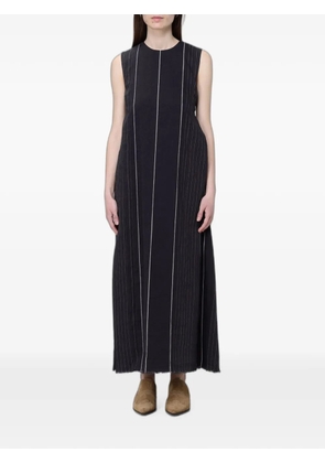 Ter Et Bantine maxi pinstriped sleeveless dress - Black