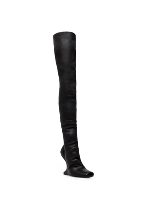 Rick Owens Lilies sculptural-heel open-toe boots - Black