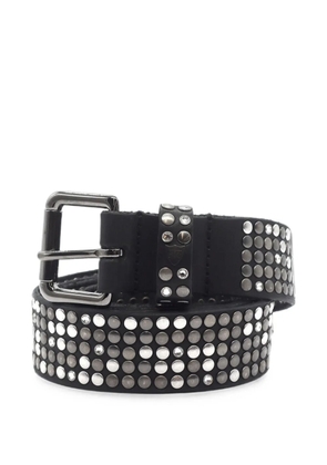 Htc Los Angeles stud-embellished crystal-embellished belt - Black