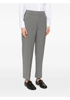 Peserico pressed-crease turned-up trousers - Grey