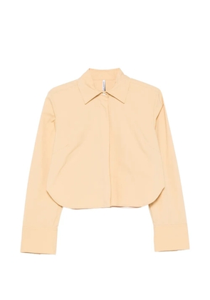 Liviana Conti cropped long-sleeve shirt - Neutrals