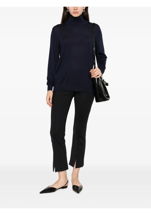 Liviana Conti mock-neck long-sleeve sweater - Blue