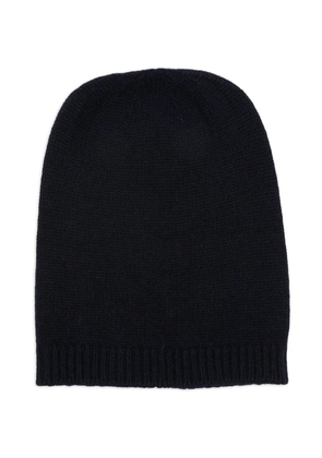Fabiana Filippi ribbed-trim beanie hat - Black