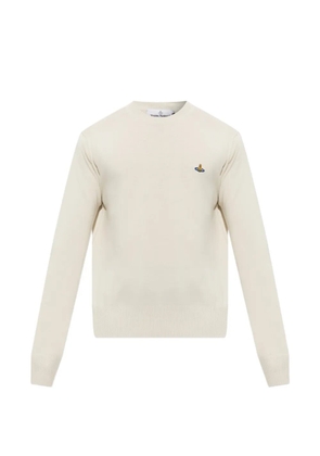 Vivienne Westwood Orb-embroidered sweater - Neutrals