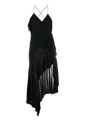 Philosophy Di Lorenzo Serafini ruffled asymmetric-hem dress - Black