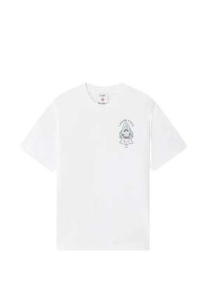 Casablanca Hotel Emblem graphic-print T-shirt - White