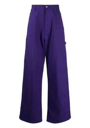 Off-White Wave Off wide-leg trousers - Blue