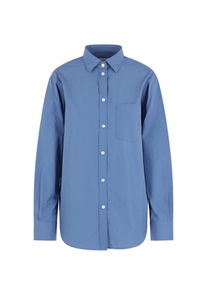 Róhe cotton-poplin shirt - Blue