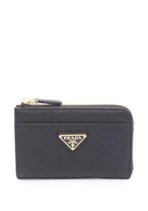 Prada Pre-Owned 2020s Saffiano leather coin purse - Black