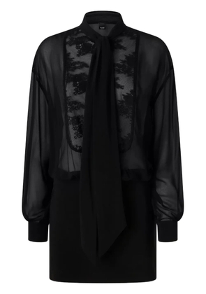 PINKO panelled mini dress - Black
