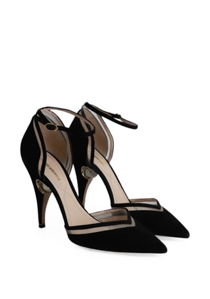 Nicholas Kirkwood pearl-embellished ankle-strap pumps - Black